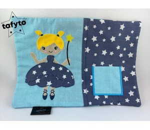 Stickdatei - ITH Kissen Wackelzahn und Fee